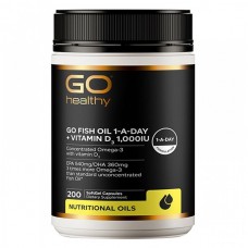 Go healthy 高之源 三倍鱼油胶囊含VD 200粒